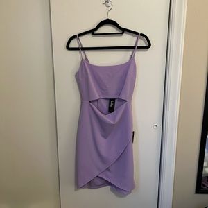 Lulus Purple/Lilac Cutout Dress (NWT)